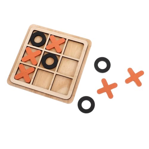 Toe Brettspiel familienspiel gehirnjogging brettspiel kinderspielzeug holzspielzeug Puzzlespiel für Tischspielbrett Denkspiel Denksportaufgaben hölzern TOYANDONA von TOYANDONA