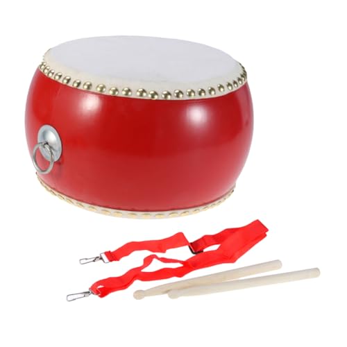 Trommel Spielzeug für Kinder Musikspielzeug Musik-Trommel-Spielzeug Kinder spielset Schlagzeug-Musical kinderinstrumente Kinder musikinstrumente Kindertrommelspielzeug Bambus TOYANDONA von TOYANDONA