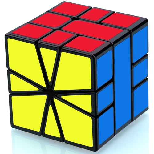 TOYESS Zauberwürfel Square 1 für Kinder, Square One Cube & Zauberwürfel Schweirig, Square 1 Speed Cube für Geschicklichkeitsspiele ab 12 & Zauberwürfel Schwer für Erwachsene von TOYESS