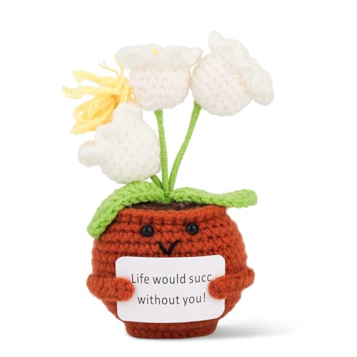 TOYMIS Positive Orchideen Häkelpuppe, Emotionale Gestrickte Blumen Spielzeuge mit Unterstützender Inspirationskarte für Schreibtisch Zuhause Büro Deko Handgemachtes Geschenk TOYMIS Positive Orchideen Häkelpuppe, Emotionale Gestrickte Blumen Spielzeuge mit Unterstützender Inspirationskarte für Schreibtisch Zuhause Büro Deko Handgemachtes Geschenk von TOYMIS
