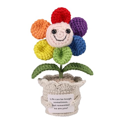 TOYMIS Positive Sonnenblume, Mehrfarbige Gehäkelte Sonnenblume Emotionale Unterstützung Positive Pflanzen Häkel als Ermutigendes Geschenk Zuhause Büro Dekor Geschenk zum Schulanfang TOYMIS Positive Sonnenblume, Mehrfarbige Gehäkelte Sonnenblume Emotionale Unterstützung Positive Pflanzen Häkel als Ermutigendes Geschenk Zuhause Büro Dekor Geschenk zum Schulanfang von TOYMIS