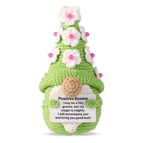 TOYMIS Positiver Gnom, GNOME Häkeln Gestrickter Gnom Häkelpuppe Emotionale Unterstützung Positives Geschenk Emotionales Geschenk als Ermutigungsgeschenk oder Partydekoration von TOYMIS