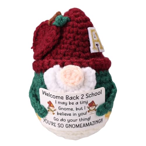 TOYMIS Positiver Wichtel, Emotionale Unterstützung Gehäkelte Wichtel Positives Zurück zur Schule Häkeln mit Motivationskarte für Schulanfangsparty Gastgeschenk Klassenbelohnungen TOYMIS Positiver Wichtel, Emotionale Unterstützung Gehäkelte Wichtel Positives Zurück zur Schule Häkeln mit Motivationskarte für Schulanfangsparty Gastgeschenk Klassenbelohnungen von TOYMIS