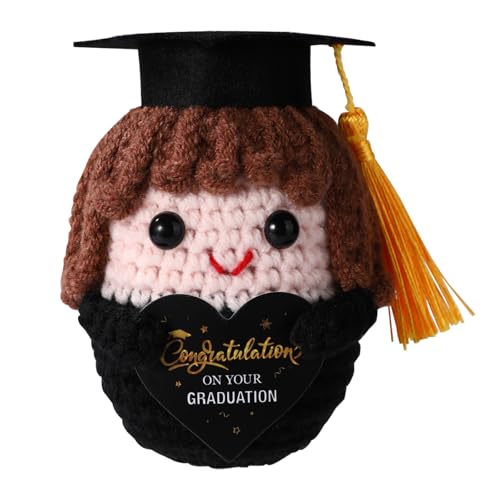 TOYMIS Positives Abitur Puppe, Abitu Gehäkelte Mädchen Emotionale Unterstützung Geschenk für Gymnasium Hochschule Motivierendes Geschenk für Weibliche Absolventen TOYMIS Positives Abitur Puppe, Abitu Gehäkelte Mädchen Emotionale Unterstützung Geschenk für Gymnasium Hochschule Motivierendes Geschenk für Weibliche Absolventen von TOYMIS