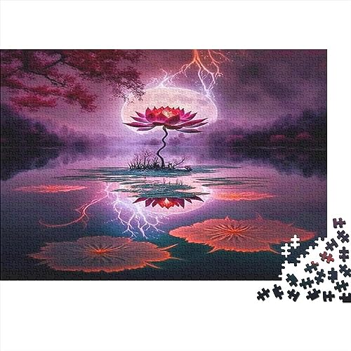 Blumen Puzzle Spiel - Holzpuzzle Für Erwachsene Und Jugendliche - Gamer Geschenk - Brain Challenge Spielen Pflanzen Spielepuzzles 1000pcs (75x50cm) von TOYOCC