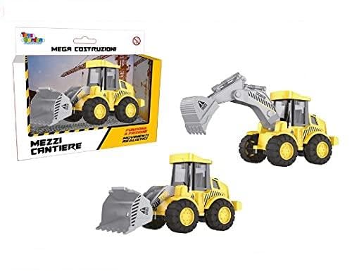 Toys Garden MEZZI CANTIERE IN SCATOLA Autos und andere Fahrzeuge, Mehrfarbig (22433) von TOYS GARDEN