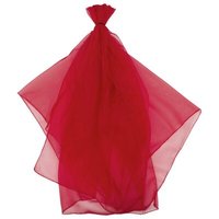 TOYSPURE 15535 Chiffontuch, rot 140 x 140 cm von TOYS PURE