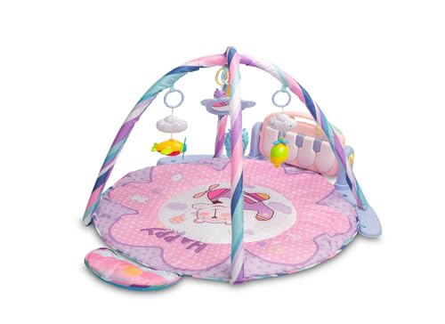 TOYZ - Spieldecke Baby mit Bogen und Musik - Krabbeldecke für Babys ab 0 Monaten - für Mädchen/Junge - Einstellbare Lautstärke, weiche Matte - 89 x 84 x 55 cm - Motiv Dream von TOYZ by CARETERO