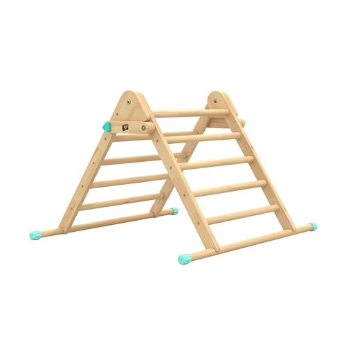 TP Toys Active Tots Indoor Wooden Climbing Frame for Babies and Toddlers 1 Year+, Montessori Pikler Style Climbing Triangle, Baby Toys, Interactive Play Gym for Infants, 12 Months+ von TP Toys