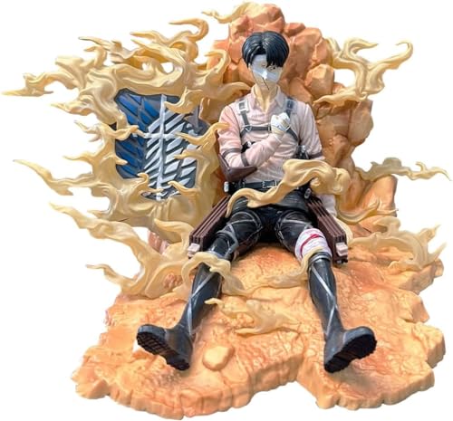 15 cm Attack Titan Levi Ackerman Anime Action Figur aus PVC Sammlerstück Desktop-Dekoration für Fans von TPNI