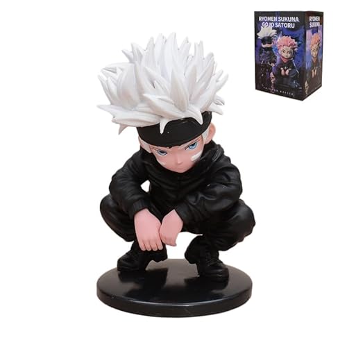 TPNI 15 cm Stehende Figur Jujutsu Kaisen Figur des Anime Satoru Gojo Itadori Yuji PVC Sammlerspielzeug in Box für Fans (Satoru Gojo 13 cm) von TPNI