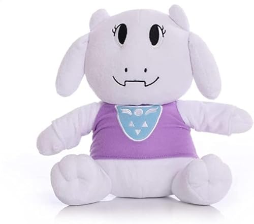 TPNI 25 cm Undertale Plüschfigur, 10 Zoll, niedlich, ohne Papyrus Asriel Alphys Flowey Frisk Chara, Plüschpuppe für Kinder, Geschenk (Torial) von TPNI