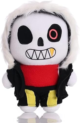 TPNI 25 cm Undertale Plüschtier, 10 Zoll, niedlich, ohne Papyrus Asriel Alphys Flowey Frisk Chara, Plüschpuppe für Kinder, Geschenk (A) von TPNI