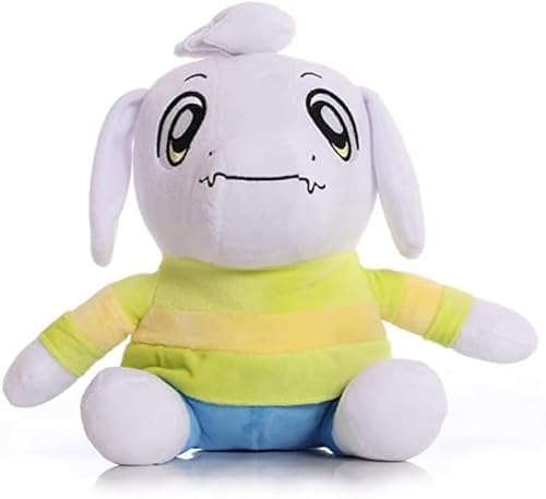 TPNI 25 cm Undertale Plüschtier, 10 Zoll, niedlich, ohne Papyrus Asriel Alphys Flowey Frisk Chara, Plüschpuppe für Kinder, Geschenk (Asriel) von TPNI