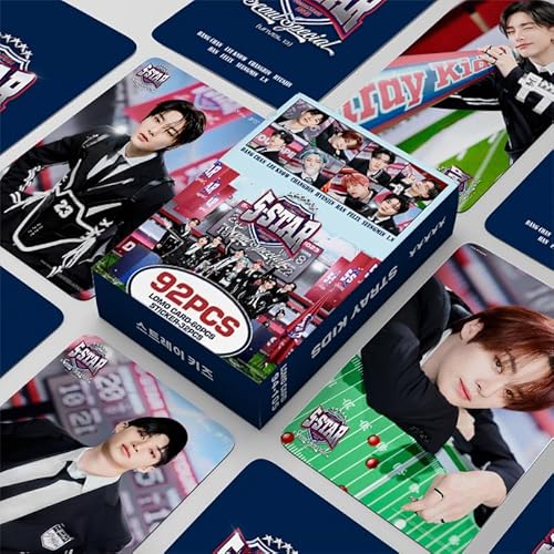 TPNI 92 Stück SKZ Lomo Karten 6 x 9 cm, Stray Kids Fotokarte, Kpop Box Cards, Geschenk für Fans (C) von TPNI