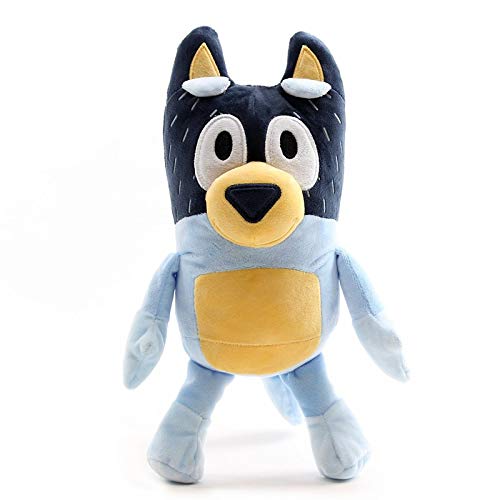 TPNI Blue-y Plüschtier, 28 cm, weiches Plüschtier, Blue-y/Bingo/Bandit/Chile, Hund, blau, blau, Plüsch, Geschenk für Kinder (Bandit) von TPNI