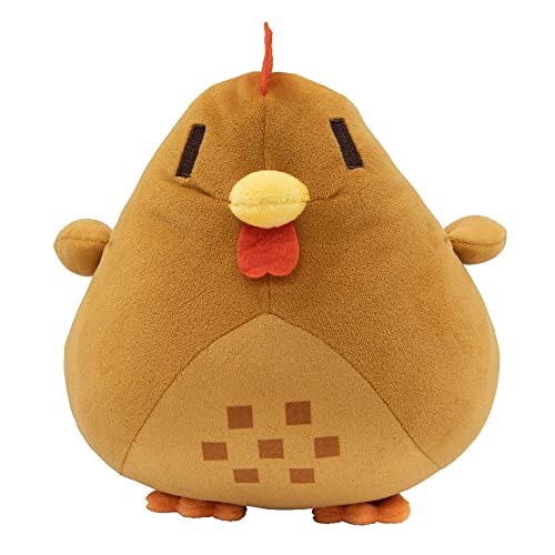 TPNI Stardew Valley Plüschtier, Huhn, 20 cm, Huhn Stardew Valley, Plüschspielzeug, Stardew Valley, Tierpuppe, Huhn, Geschenk für Kinder (Braun) von TPNI