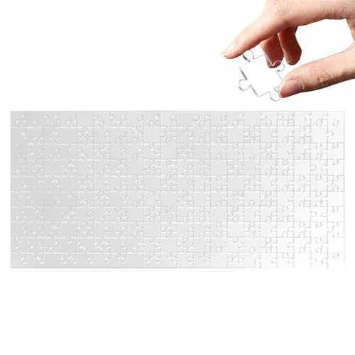 200 Pieces Unmögliches Transparentes Puzzle, 22.3x44.9cm Transparentes Puzzle Acryl, Eindeutig Unmögliches Puzzle, Clear Impossible Puzzle Jigsaw, Leeres Unsichtbares Acryl Puzzle von TQEBWUS