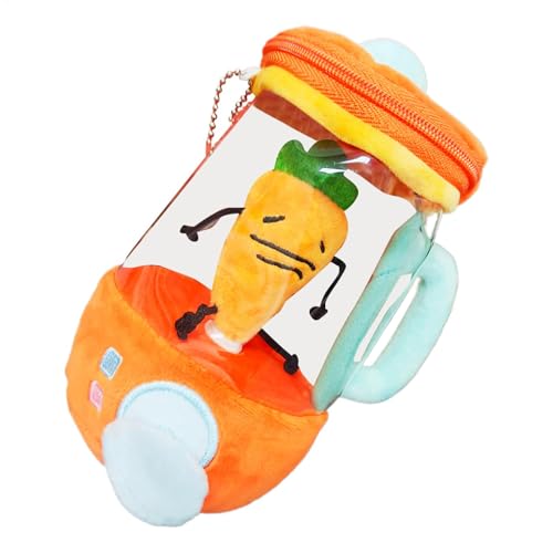 TQEBWUS Carrot Juicer Plush - Plüsch Karotte Entsafter Spielzeug - Fun Drawstring Rotating Plüsch Spielzeug - Cartoon Gemüse Spielzeug - Neuheit Weichen Kreativen Karotte Mixer Gefüllte Plüschtiere von TQEBWUS