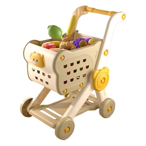 TQEBWUS Einkaufswagen Für Kinder - Spielzeug Supermarktwagen Kinderwagen Set,Pädagogisches Lernspielzeug Mit Gemüse Obst Lebensmittel Attrappen Für Kleinkinder Ab 3 Jahren Zum Üben des Gehens Und TQEBWUS Einkaufswagen Für Kinder - Spielzeug Supermarktwagen Kinderwagen Set,Pädagogisches Lernspielzeug Mit Gemüse Obst Lebensmittel Attrappen Für Kleinkinder Ab 3 Jahren Zum Üben des Gehens Und von TQEBWUS