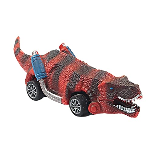 TQEBWUS Kinder-Dinosaurier-Auto, Kleinkind-Dino-Autos | Junge Dinosaurier-Fahrzeuge Spielzeug,Realistisches Dinosaurier-Spielzeug zum Zurückziehen von Fahrzeugen, Spielzeug für Kinder im Alter von 3–5 von TQEBWUS