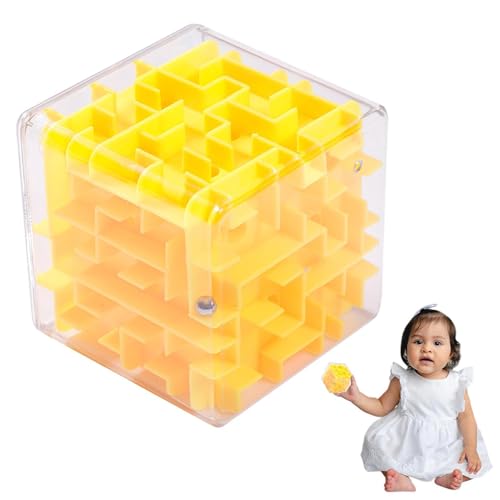 TQEBWUS Labyrinth-Puzzle, Labyrinthball, Ball-Labyrinth-Spielzeug für Kinder, Maze Ball Interaktives Labyrinthspiel mit Lernspielzeug, Fidget-Spielzeug für Feiertage und Denksportaufgaben für von TQEBWUS