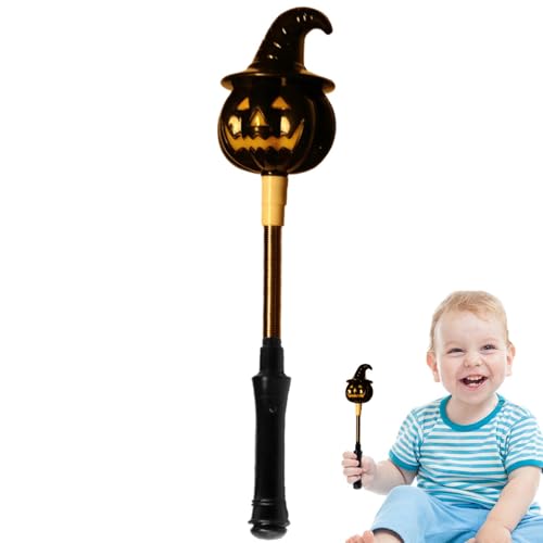 TQEBWUS -Leuchtstab,-Leuchtstab,Halloween stab | Leuchtendes -Shake-Spielzeug, Halloween-Zauberstab, gruseliger Halloween-Geist-Spaß für Kinder, Halloween-Partygeschenke von TQEBWUS