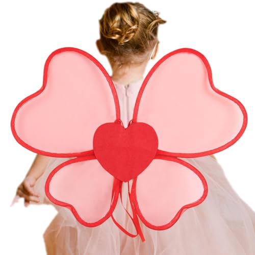 TQEBWUS Mädchen Feenflügel, Feenflügel für Mädchen,Little Girls Leichte Kleidungskostümversorgung - Süßer Kid Valentinstag Liebesflügel für Kleinkindkinder Kinder von TQEBWUS