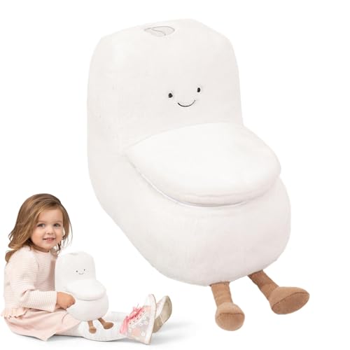 TQEBWUS Plüschtiere für Kinder, Stoffpuppe - Weiche und kuschelige Plüsch-Toilettenartikel - Entzückende Stofftiere, modisches Stoff-Toilettenzubehör, Witzspielzeug für Zuhause, Sofa, Schlafzimmer, von TQEBWUS