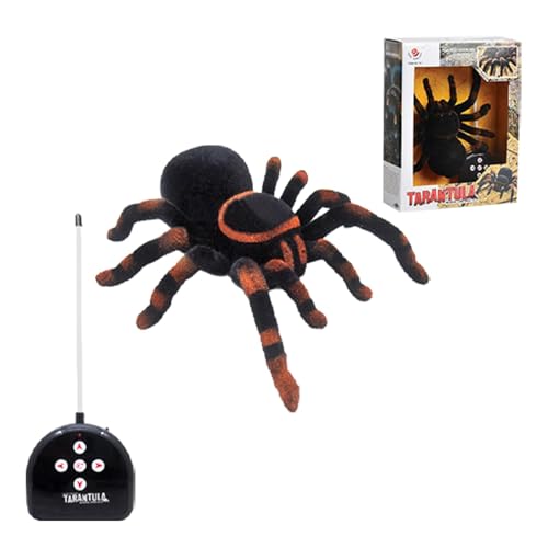 TQEBWUS RC Spider, ferngesteuerte Spider für Kinder,Realistisches Spinnenspielzeug | Elektrisches Fernbedienungsspielzeug, lustige Scherz-Streich-Requisiten, Gag-Spielzeug für Halloween von TQEBWUS