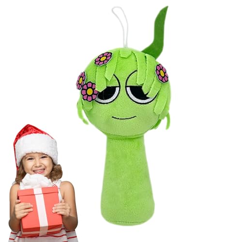 TQEBWUS Sprunki-Plüschtiere, 20 cm Spiel-Plüschtier, Sprunky Wenda Und Graue Plüschtiere, Sprunk Game-Stoffpuppen, Weiche Und Lustige Stofftierpuppen Für Fans Zum Geburtstag Und Weihnachten von TQEBWUS