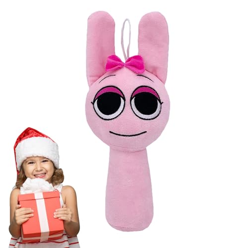 TQEBWUS Sprunki-Plüschtiere, 20 cm Spiel-Plüschtier, Sprunky Wenda Und Graue Plüschtiere, Sprunk Game-Stoffpuppen, Weiche Und Lustige Stofftierpuppen Für Fans Zum Geburtstag Und Weihnachten von TQEBWUS