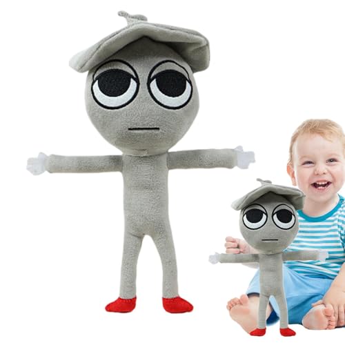 TQEBWUS Sprunki Plush Toy - Sprunki Kuscheltier, 25cm Sprunki Plüschtier Spielzeug Für Kinder - Sprunki Plüsch Puppen, Horrorspiel Sprunki Plüschtier Figur, Niedliches Sprunki Weihnachten Geburtstag von TQEBWUS