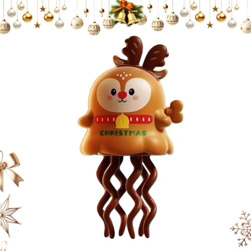 TQEBWUS Tanzender Tintenfisch Spielzeug - Weihnachtsmotiv Bauchzeit-Spielzeug mit Aufziehmechanismus | Interaktives Lernspiel für Kleinkinder Mädchen Geburtstag Festtagsgeschenk TQEBWUS Tanzender Tintenfisch Spielzeug - Weihnachtsmotiv Bauchzeit-Spielzeug mit Aufziehmechanismus | Interaktives Lernspiel für Kleinkinder Mädchen Geburtstag Festtagsgeschenk von TQEBWUS