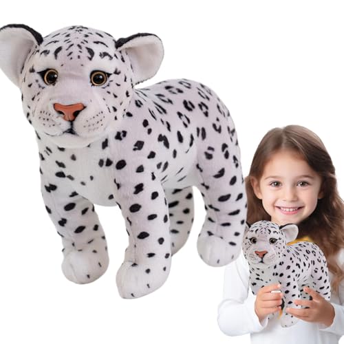 TQEBWUS Tiger-Plüschtiere,Tiger-Stofftier - Tiger-Plüschspielzeug, weiches, süßes Stofftier,Wildes Dekokissen mit Zootier-Stoffpuppe für Sofa und Wohnzimmer von TQEBWUS