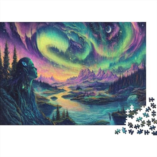 Aurora Puzzleteile 1000-Stücke Challenge Spielzeug Elf Mountain Das Unmögliche Puzzle Und Kinder Ab 14 Jahren Geschicklichkeitsspiel Geschenk 1000pcs (75x50cm) von TQMDEHVUP