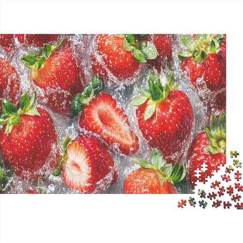 Erdbeere Puzzlespiel 1000 Teile Puzzle Für Erwachsene Und Kinder Ab 14 Jahren, Erwachsenen Puzzlespiel Puzzel 1000pcs (75x50cm) von TQMDEHVUP