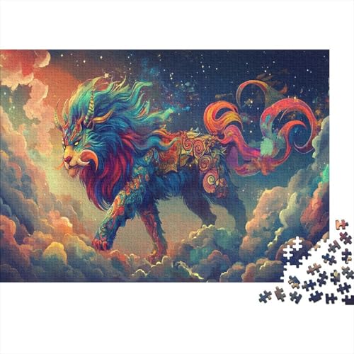 Kylin Puzzleteile 1000-Stücke Bildungsspiele Chinesische Mythologie Für Puzzles Geeignet Für Die Ganze Familie Geschicklichkeitsspiel Geschenk 1000pcs (75x50cm) von TQMDEHVUP