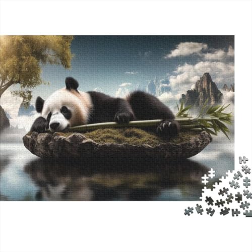 Panda Puzzle 1000 Teile Puzzle Für Erwachsene Und Kinder Ab 14 Jahren Puzzel 1000pcs (75x50cm) von TQMDEHVUP