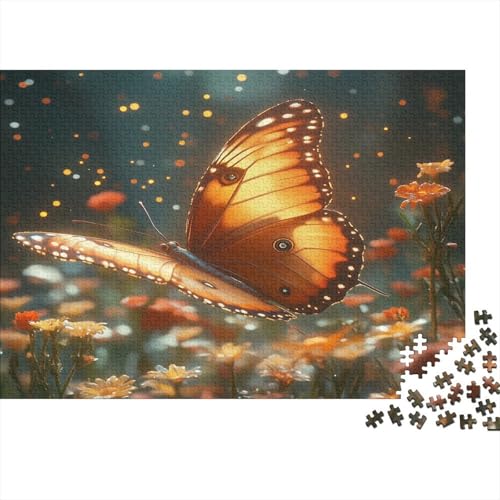 Schmetterling Puzzlespiel 1000 Teile Puzzle Für Erwachsene Und Kinder Ab 14 Jahren, Puzzle-Motiv Erwachsenen Puzzlespiel Puzzel 1000pcs (75x50cm) von TQMDEHVUP