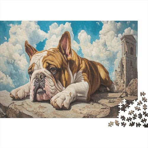 Shar Pei Puzzleteile 1000-Stücke Spiele Für Erwachsener Haustier Hund Das Unmögliche Puzzle Und Kinder Ab 14 Jahren Geschicklichkeitsspiel Geschenk 1000pcs (75x50cm) von TQMDEHVUP