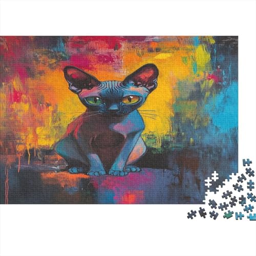 Sphinx Katze Puzzle 1000 Teile Für Erwachsene Und Kinder Ab 14 Jahren Für Stressabbauer Puzzel 1000pcs (75x50cm) von TQMDEHVUP