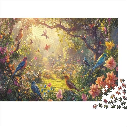 Vogel Puzzleteile 1000-Stücke Spiele Für Erwachsener Wald Für Puzzles Und Kinder Ab 14 Jahren Puzzle Für Erwachsene WohndekoRatteion 1000pcs (75x50cm) von TQMDEHVUP