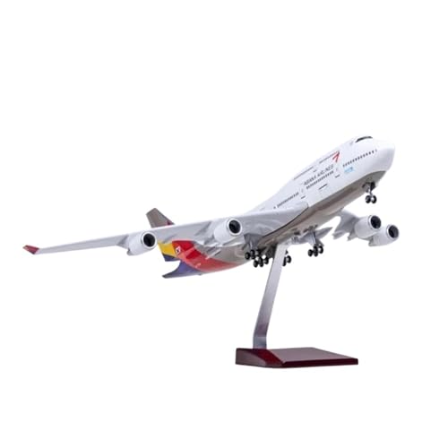 Miniaturmodelle 1:150 Für 747 Flugzeugmodell Miniaturflugzeug Mit Radlicht Für Geschenksammlung Geschenk für Luftfahrtbegeisterte(No Light) von TQMEAD