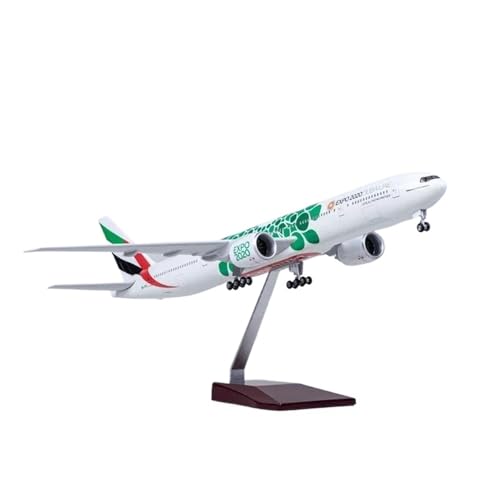 Miniaturmodelle 1:157 Für B777 Flugzeugmodell Harzdruckgussmodell Statische Anzeige Geschenk für Luftfahrtbegeisterte(No Light) von TQMEAD