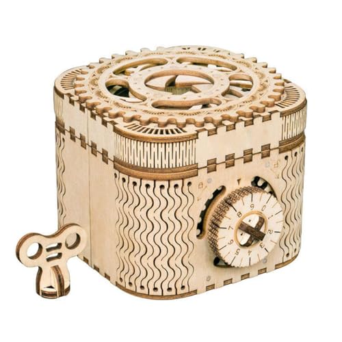 TRACYE Schatzkiste 3D Holzpuzzle Boxen,Sequenzielle Labyrinth Rätsel Spielzeug,Spannung Aufregung Iq Spiel,Raffinierte Stilvolles Wohnaccessoire TRACYE Schatzkiste 3D Holzpuzzle Boxen,Sequenzielle Labyrinth Rätsel Spielzeug,Spannung Aufregung Iq Spiel,Raffinierte Stilvolles Wohnaccessoire von TRACYE