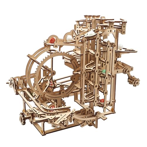 Murmelbahn 3D Holz Puzzle,Hand Gekröpft Kugelbahn Bausatz,Mechanisches Achterbahn Bauen Spielzeug,Geschenke für Männer und Frauen Murmelbahn 3D Holz Puzzle,Hand Gekröpft Kugelbahn Bausatz,Mechanisches Achterbahn Bauen Spielzeug,Geschenke für Männer und Frauen von TRACYE