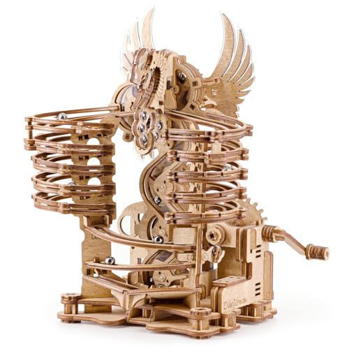 Murmelbahn 3D Holz Puzzle,Hand Gekröpft Kugelbahn Bausatz,Mechanisches Achterbahn Bauen Spielzeug,Geschenke für Männer und Frauen Murmelbahn 3D Holz Puzzle,Hand Gekröpft Kugelbahn Bausatz,Mechanisches Achterbahn Bauen Spielzeug,Geschenke für Männer und Frauen von TRACYE