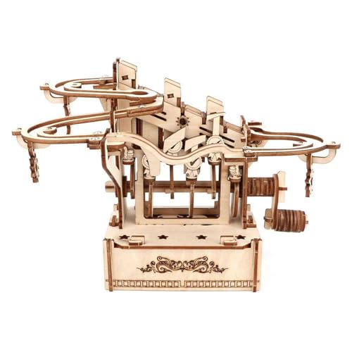 Murmelbahn 3D Holz Puzzle,Hand Gekröpft Kugelbahn Bausatz,Mechanisches Achterbahn Bauen Spielzeug,Geschenke für Männer und Frauen Murmelbahn 3D Holz Puzzle,Hand Gekröpft Kugelbahn Bausatz,Mechanisches Achterbahn Bauen Spielzeug,Geschenke für Männer und Frauen von TRACYE