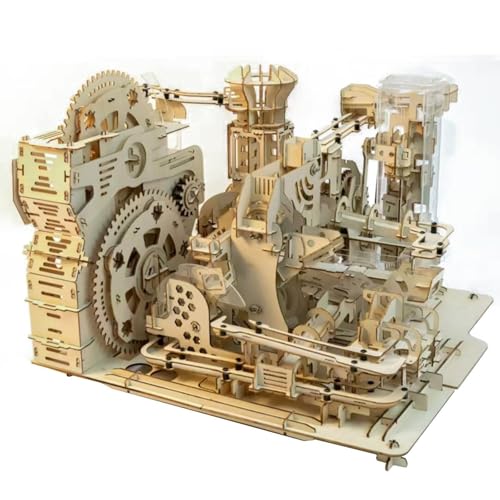 Murmelbahn 3D Holz Puzzle,Hand Gekröpft Kugelbahn Bausatz,Mechanisches Achterbahn Bauen Spielzeug,Geschenke für Männer und Frauen Murmelbahn 3D Holz Puzzle,Hand Gekröpft Kugelbahn Bausatz,Mechanisches Achterbahn Bauen Spielzeug,Geschenke für Männer und Frauen von TRACYE